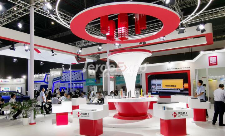 電梯展展會搭建現場圖