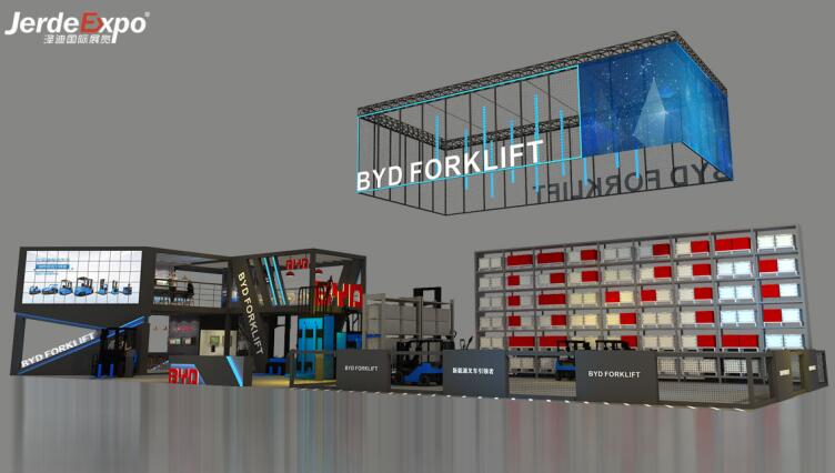 特裝展臺搭建布置時儲物間該如何設計?解答5大展區的設計方法