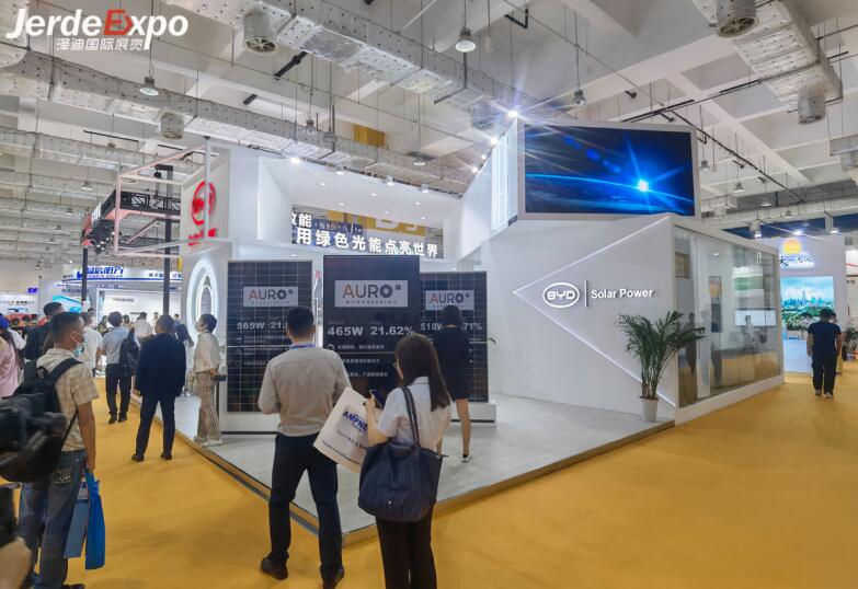 濟(jì)南澤迪展臺搭建商 攜手比亞迪亮相濟(jì)南太陽能利用大會