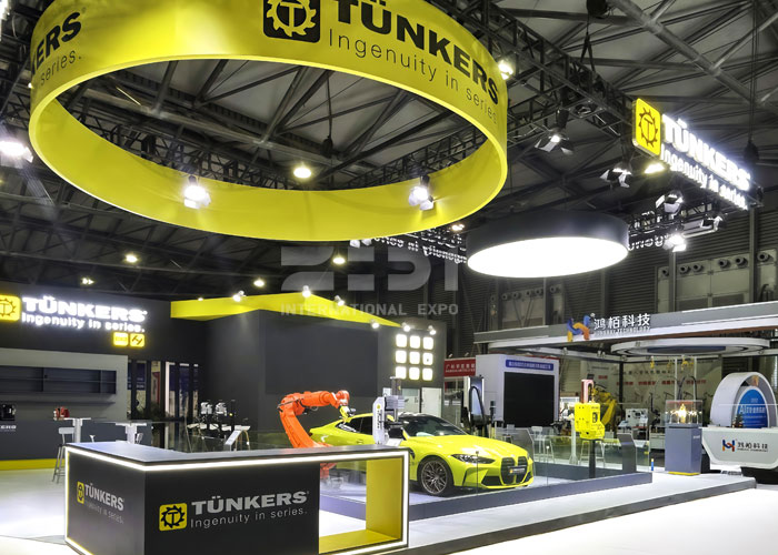 汽車展臺布置